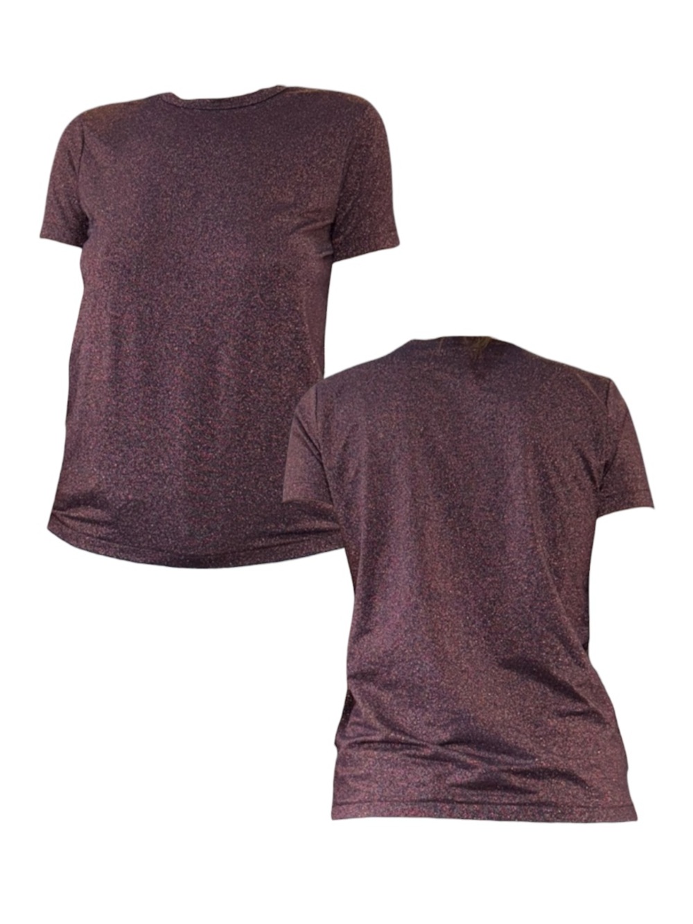 NWOT Burgundy Glitter Top